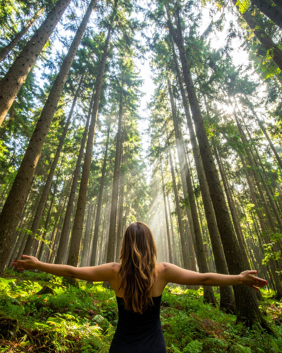 woman in nature