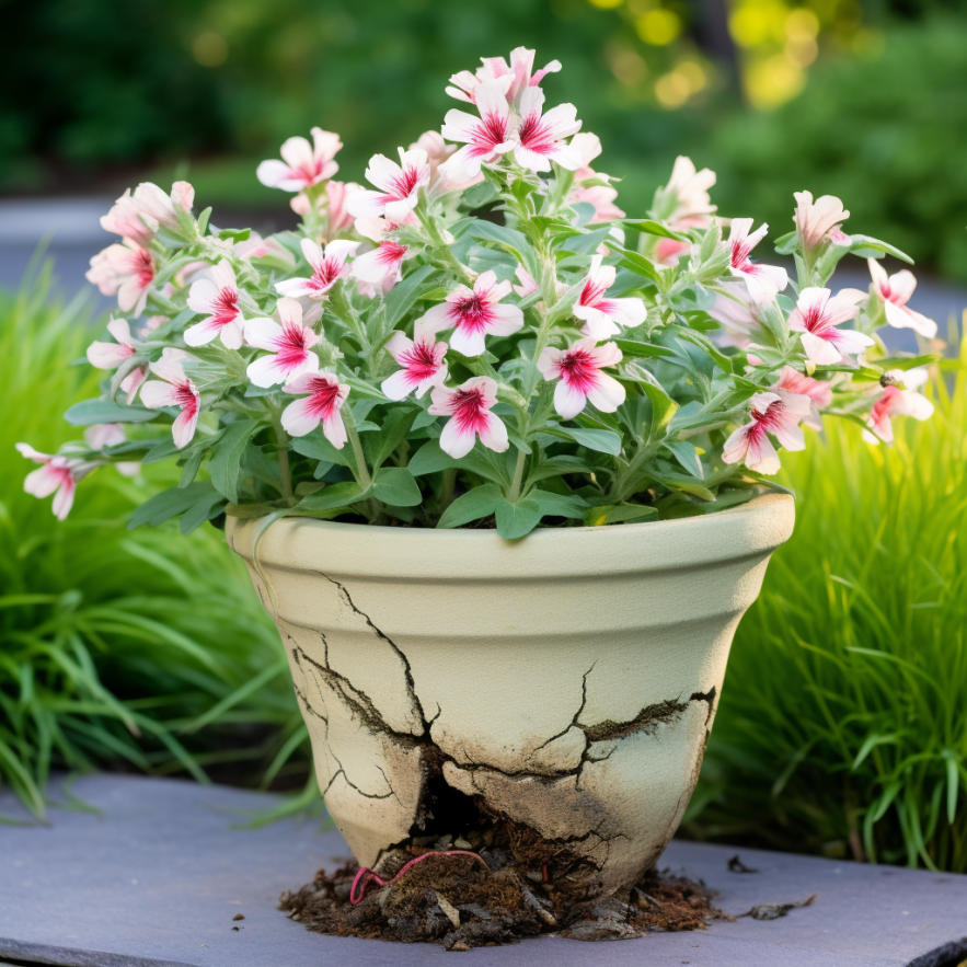 broken flower pot 