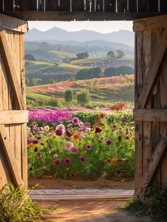 A saída nunca foi o problema. Era o medo do que estava do outro lado. Flores crescem lá fora. Elas esperaram por você.
